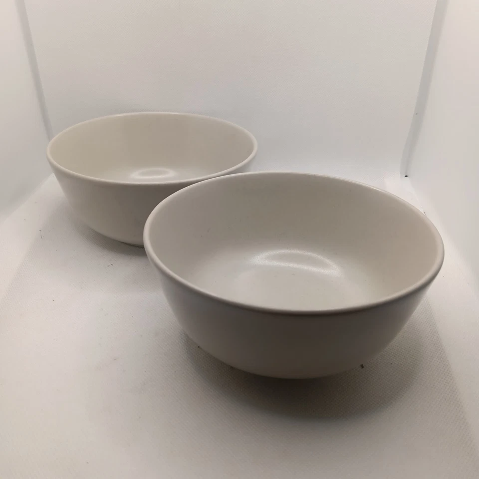 "Lote de 2 tazones de sopa/cereal gris claro IKEA 5 5/8"" de ancho 2 1/2"" de alto". 120 11 Foto 3 de 4