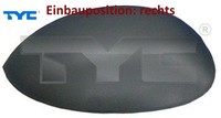 TYC 305-0013-2 Abdeckung FüR AußEnspiegel Rechts FüR Citroen FüR Peugeot