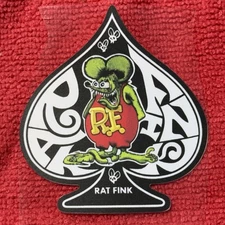 🔥 3” Rat Fink Spade Sticker Ed Roth Hot Rod Art Vinyl Decal Car Truck Clean