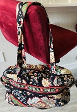 Vera Bradley Quilted Baby Diaper Bag Tote w/ Fold-Out Changing Pad- New