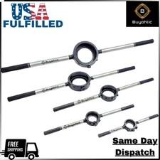 Steel Construction Sturdy Round Die Stock Handle- Knurled Grip-USA FULFILLED