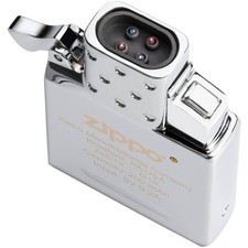 Zippo Lighter Insert Chrome Double Arc Rechargeable with Two Plasma Beams 65852