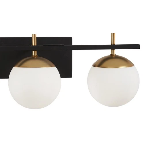 GEORGE KOVACS P1353-618 Alluria Vanity Bath Light, 3-Light, 8.5-in H x 24-in W - Picture 2 of 6