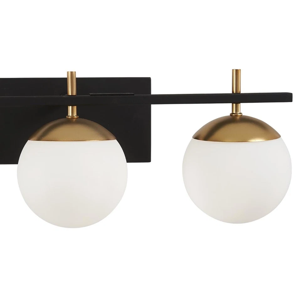 GEORGE KOVACS P1353-618 Alluria Vanity Bath Light, 3-Light, 8.5-in H x 24-in W - Image 2 of 4