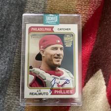 2024 Topps Archives JT Realmuto Auto Heritage #06/16 Phillies Baseball Card