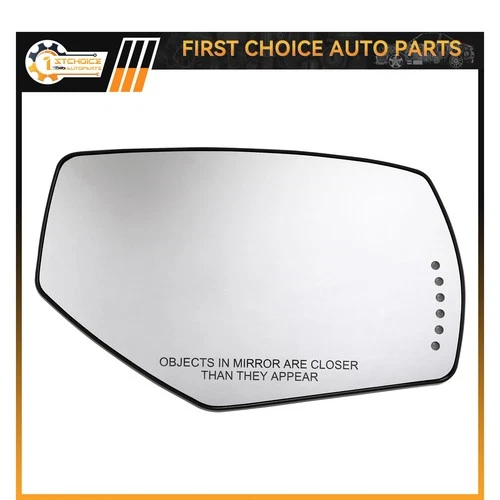 For 14-19 SIERRA SILVERADO Mirror Glass Heated Signal Spot Glass Passenger Side