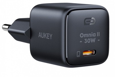 689323784851 AUKEY PA-B1L Black Omni a II Mini Wall Charger AUKEY