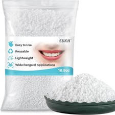 10.9oz Moldable False Teeth Beads - Tooth Repair Kit,Repair Thermoplastic Beads,