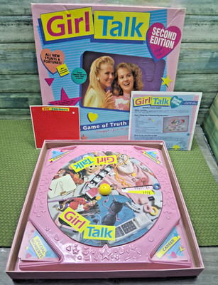 Vintage 1992 Girl Talk 2nd Edition Truth or Dare Board Game NICE