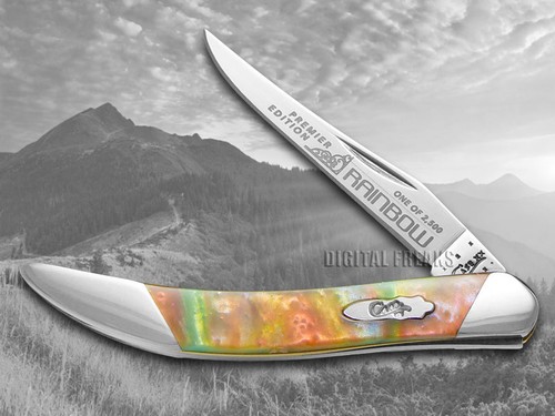 Case xx Couteaux Cure-dents Série Slant Rainbow Corelon 1/2500 S910096RB - Photo 2 sur 4