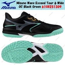 Mizuno Wave Exceed Tour 6 Wide OC Black Green 61GB251309 Men's Size