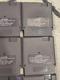 10 Vintage NES Nintendo Video Games Tested Ships FREE QBert Golf Narc Wizard MI+