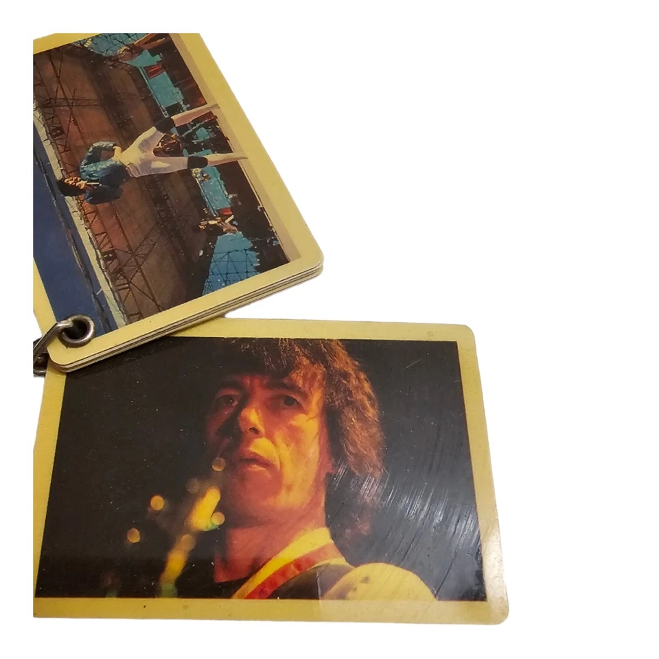 Vintage Rolling Stones Concert Photos Keychain Collectible 1980s  Rare - Image 2 of 4