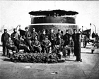New 8x10 Civil War Photo: Federal Sailors on Deck of the Original MONITOR