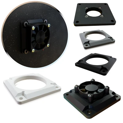 NOZZLEBOSS Lüfter Adapter 40mm 50mm 60mm 80mm axial Fan 4040 verschiedene Varianten