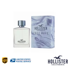 Free Wave By Hollister California cologne for Men EDT 3.3 / 3.4 oz New In Box