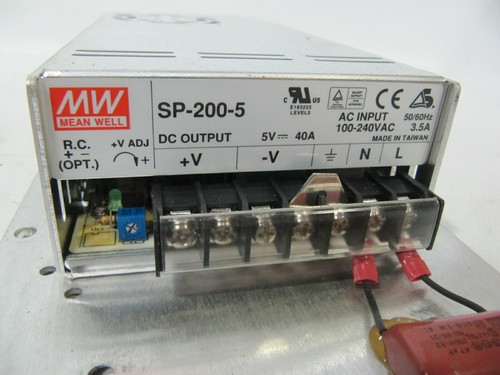 Fuente de alimentación Mean Well 40 amperios 5 VDC SP-200-5 - Imagen 3 de 4