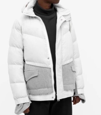 sacai Puffer Jacket ホワイト Nike X Sacai Puffer Jacket In White - 20% Off | Editorialist