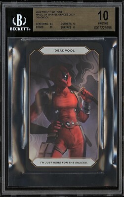 2022 Magic of Marvel Oracle Deck Promo DEADPOOL BGS 10 Pristine w 9.5 ...