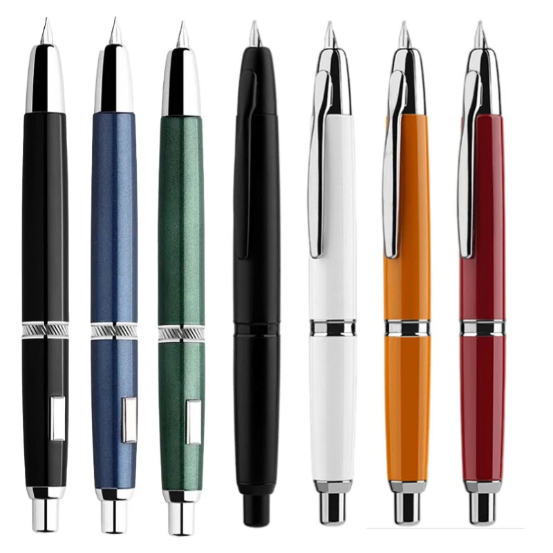 New MAJOHN A1 Press Metal Fountain Pen Iridium EF Nib 0.4mm