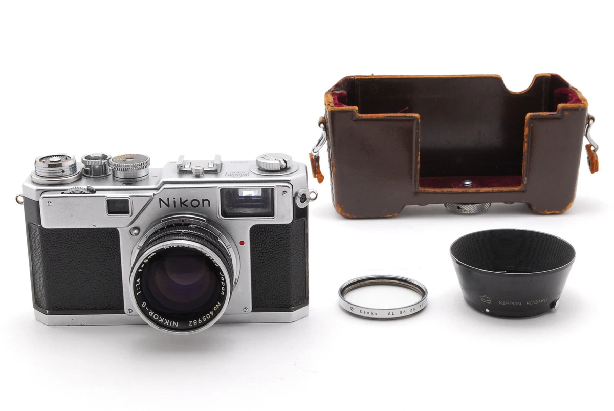 Nikon S4 35mm Rangefinder Camera NIKKOR-S 50mm 5cm f/1.4 Free Shipping #201