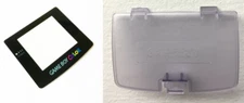Atomic Purple Battery Cover Game Boy Color GBC Replacement Door + Screen Lens