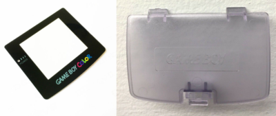 #ad Atomic Purple Battery Cover Game Boy Color GBC Replacement Door Screen Lens $8.95