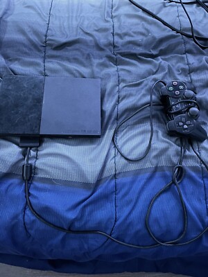Sony PlayStation 2 Slim Launch Edition Charcoal Black Console (SCPH-75001CB)