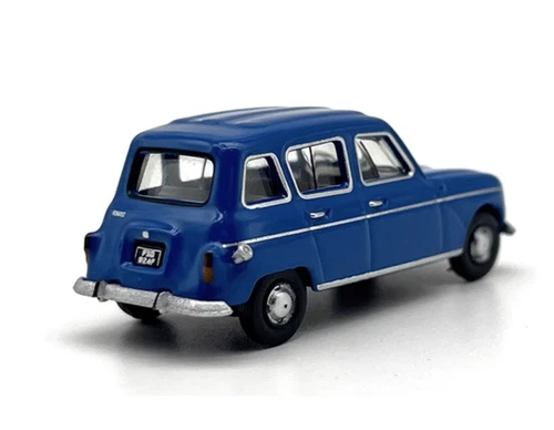 1:76 Blue Renault 4 Compact Sedan Model Diecast Metal Car - Picture 5 of 6
