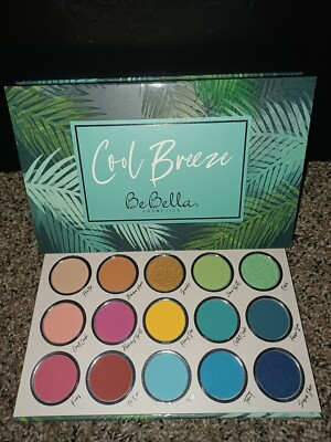 Be Bella Cool Breeze Cosmetics Palette BeBella Bright, Vivid, Neon Colors