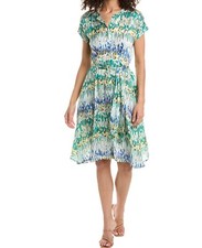 New FRANCES VALENTINE Anna Slope Dress Meadow Print  Size XL $398