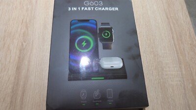 G603 super Fast Wireless Charger, 3 in 1 Wireless Charging Station Apple / Watch