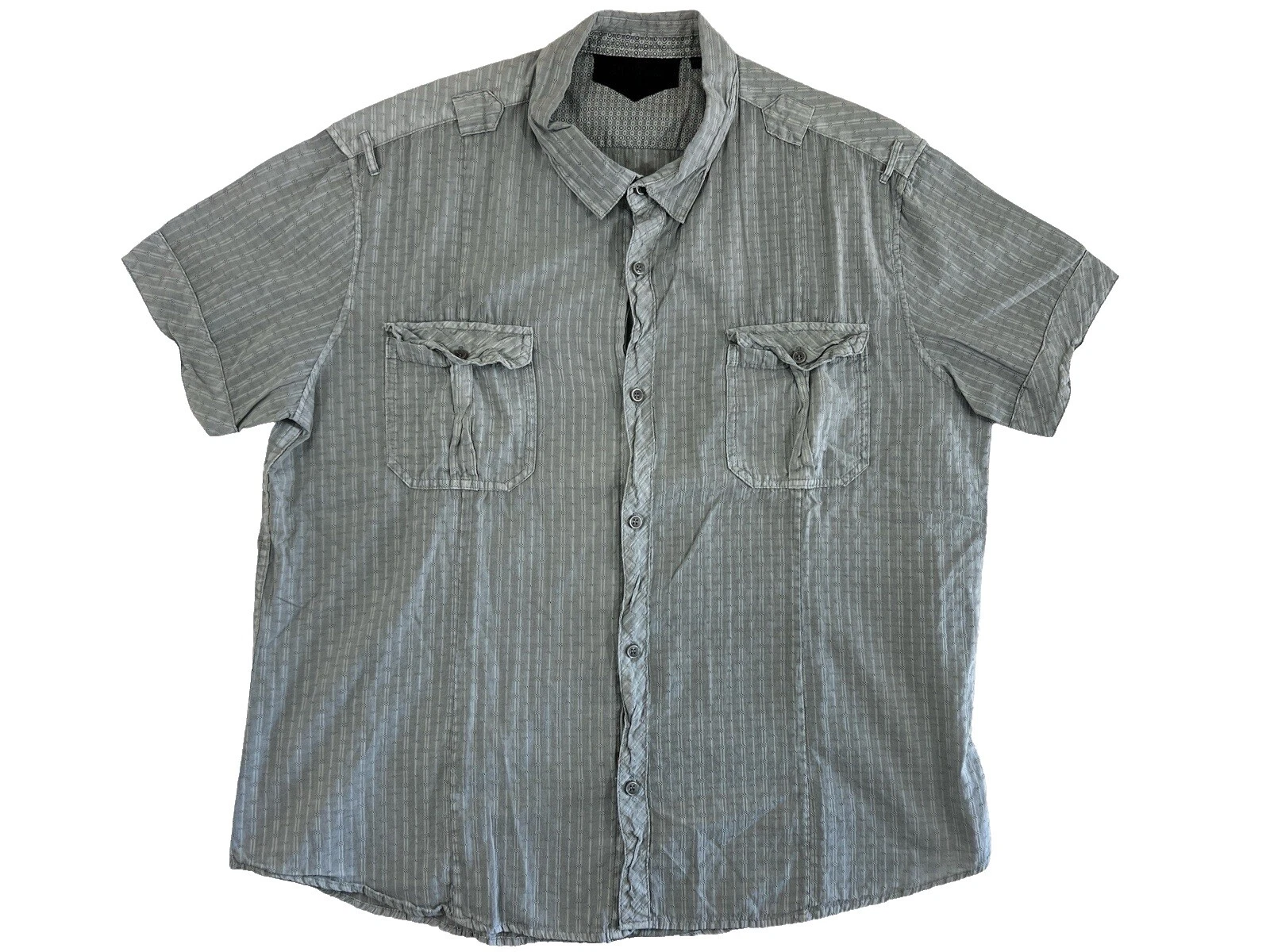 Camisas para hombre informales de algodón Rogue con botones