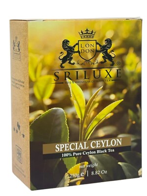 SRILUXE - High Grown Ceylon Lose Leaf Black Tea, 100% Natural | Tolles Geschenk |