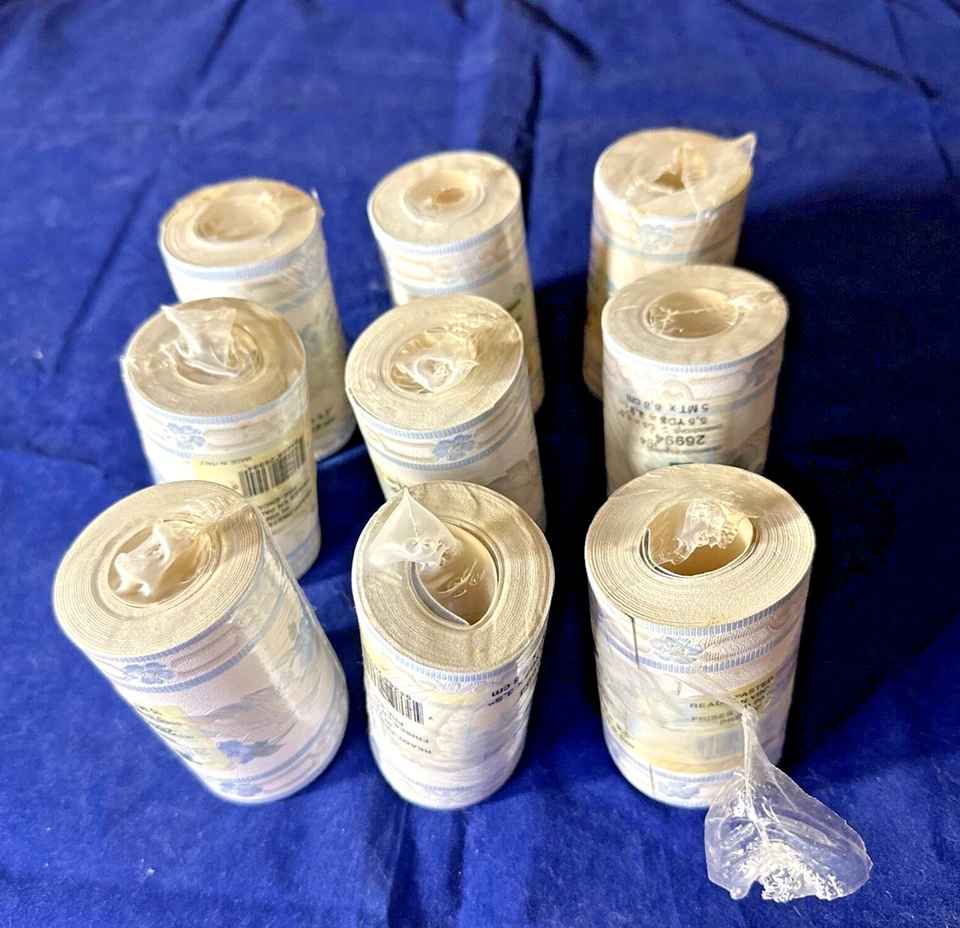 "9x Vinilo Pre-pegado Boarder Emiliana Hecho en Italia 5,5 yardas, 3,5"" #26994 Brillante" Foto 4 de 4