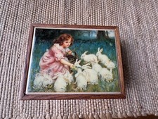Kimberly Enterprises Graphic Art Tiles Wood Jewelry/Trinket Box