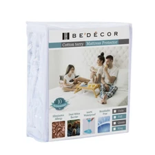 Mattress Cover Hypoallergenic Waterproof Pad Breathable Bug Proof Bed Protector