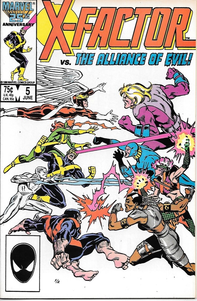 その他 X-Factor - The Lethal Factor X-Factor Comic Book #5 Marvel Comics 1st Apocalypse 1986