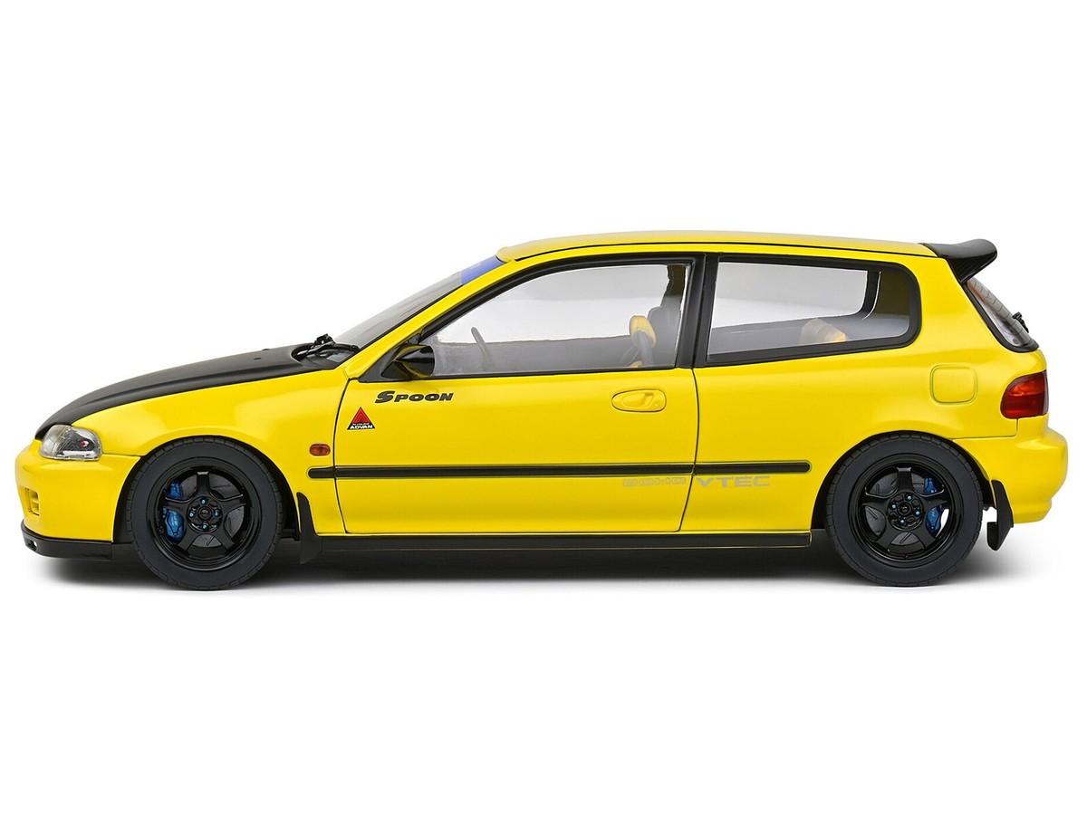 1991 Honda Civic (EG6) Spoon Version - Yellow 1 18 Scale