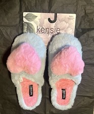KENSIE Memory Foam Women s Slippers - Size 9
