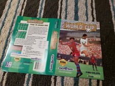 BOX ART ONLY Tecmo World Cup Soccer Sega Genesis Case OEM
