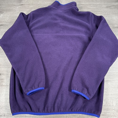 Patagonia Synchilla Fleece Womens Purple Blue Snap T Pullover Long Sleeve Y2K - Picture 2 of 6