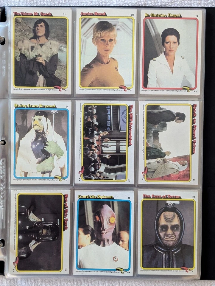Tarjetas coleccionables de películas Star Trek - 1979 - Topps - Pegatinas - Ciencia ficción Foto 3 de 4