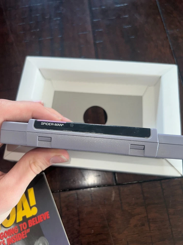 Spider-Man (SNES, 1995) CIB WITH INSERTS NO MANUAL - Image 4 of 4
