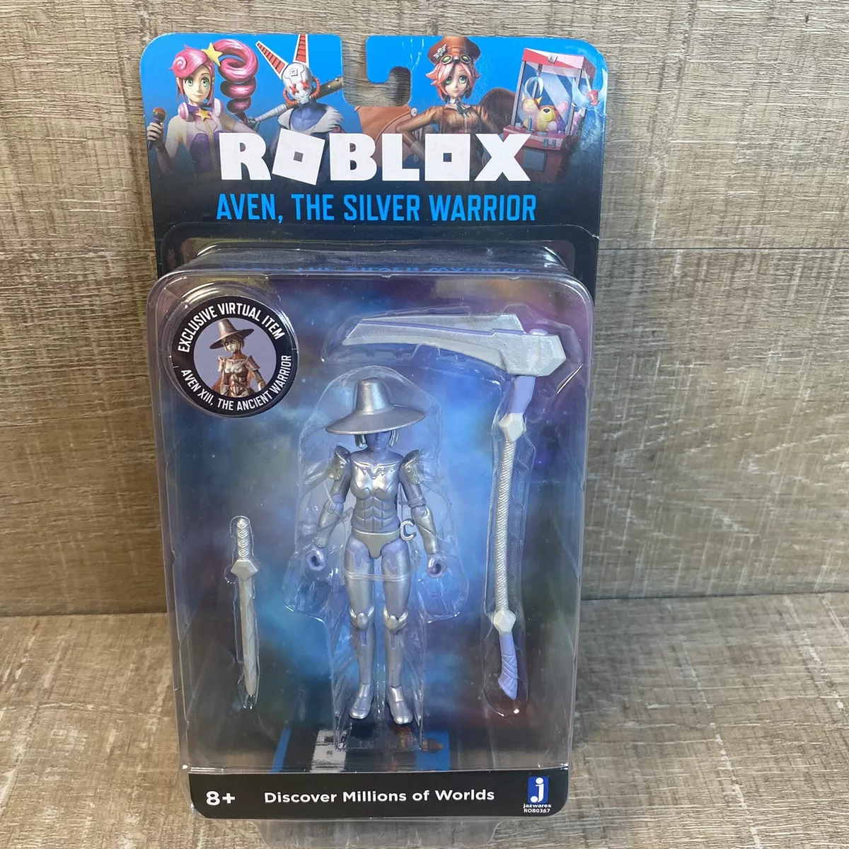 Figura Roblox - Aven Silver Warrior e Acessórios + Código - JP Toys -  Brinquedos e Actions Figures para todas as idades