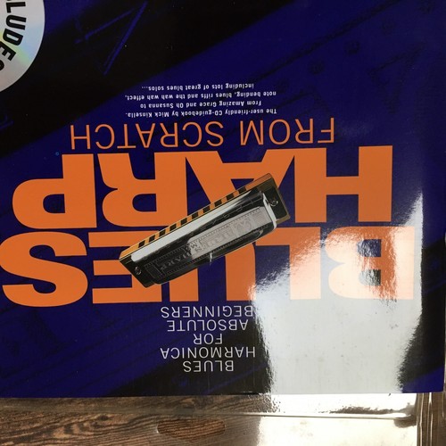 mouth organ RARE BLUES HARP FROM SCRATCH BLUES HARMONICA FOR BEGINNERS with CD - Picture 10 of 11