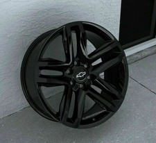 Gloss Black Trail Boss Chevy Silverado Tahoe Truck Wheels Set 20x9