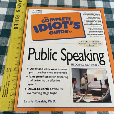 The Complete Idiots Guide to Public Speaking - Alpha Books - Second Edition