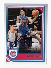 2022-23 PANINI HOOPS 64 KILLIAN HAYES PISTONS AUTOGRAPHED SIGNED BASKETBALL CARD