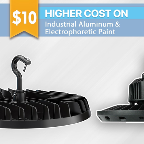 High Bay LED Shop Lights: 150W UFO LED High Bay Light for Barn - 21000 LM Hig... - Picture 7 of 12